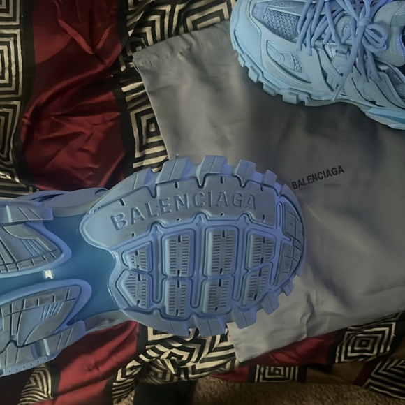 Balenciaga BB track runners, color blue, size 8.5 - Picture 5 of 5